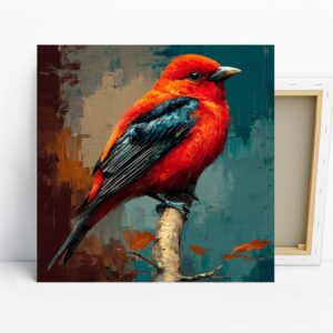 Scarlet Tanager Bird Art