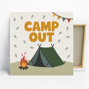 Camp Out Adventure Art