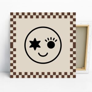 Winking Emoji Art