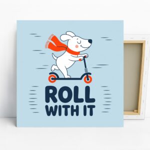 Dog Scooter Art