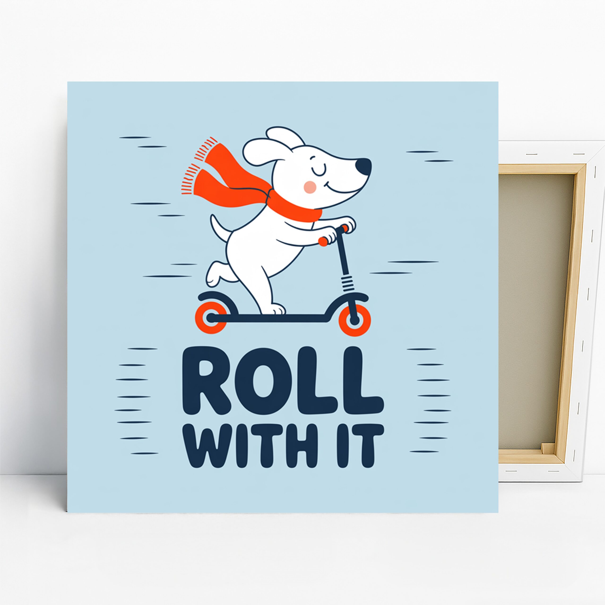 1.jpg Dog Scooter Art