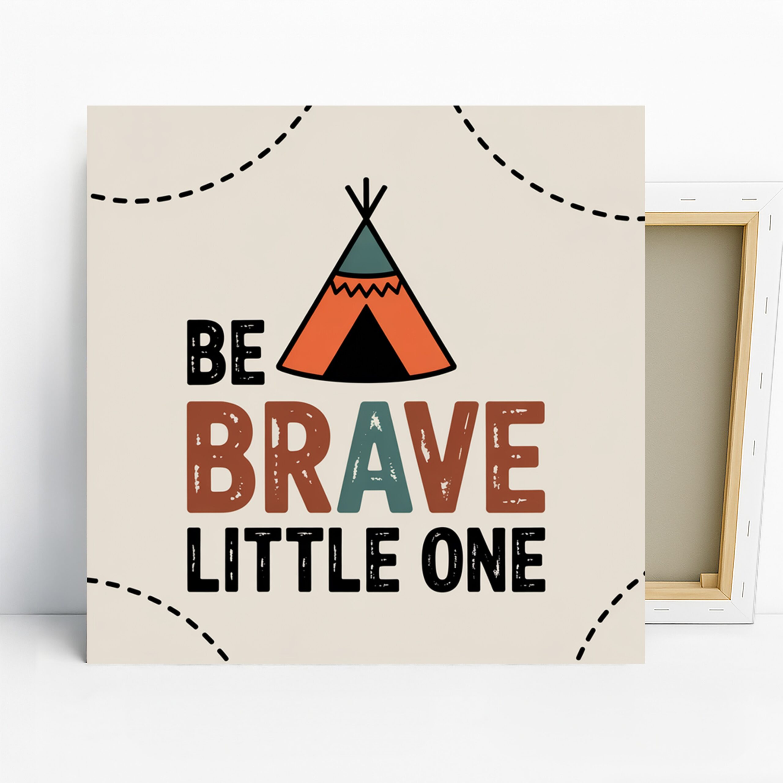 1.jpg Be Brave Teepee Art