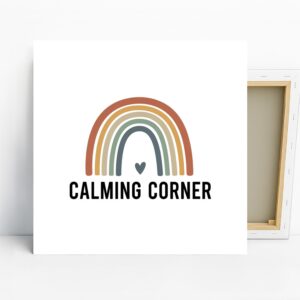 Rainbow Calming Corner Art