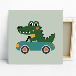 Crocodile Car Art