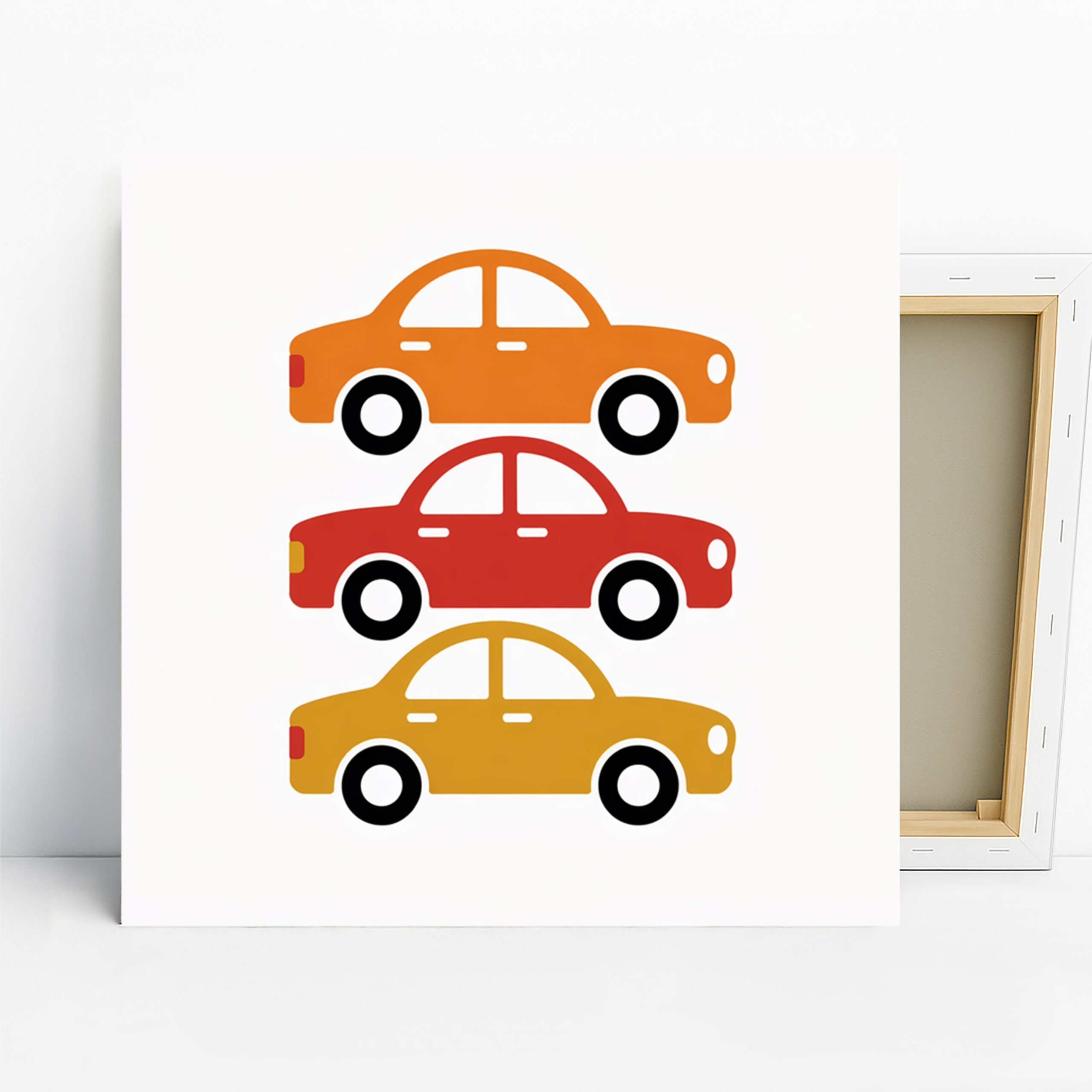 1.jpg Colorful Retro Car Art