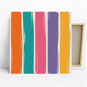 Vibrant Stripes Art