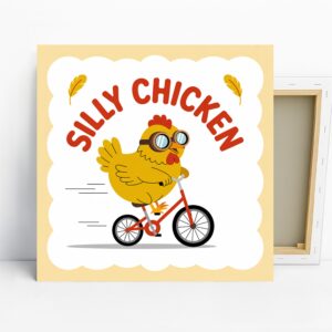 Cycling Chicken Art