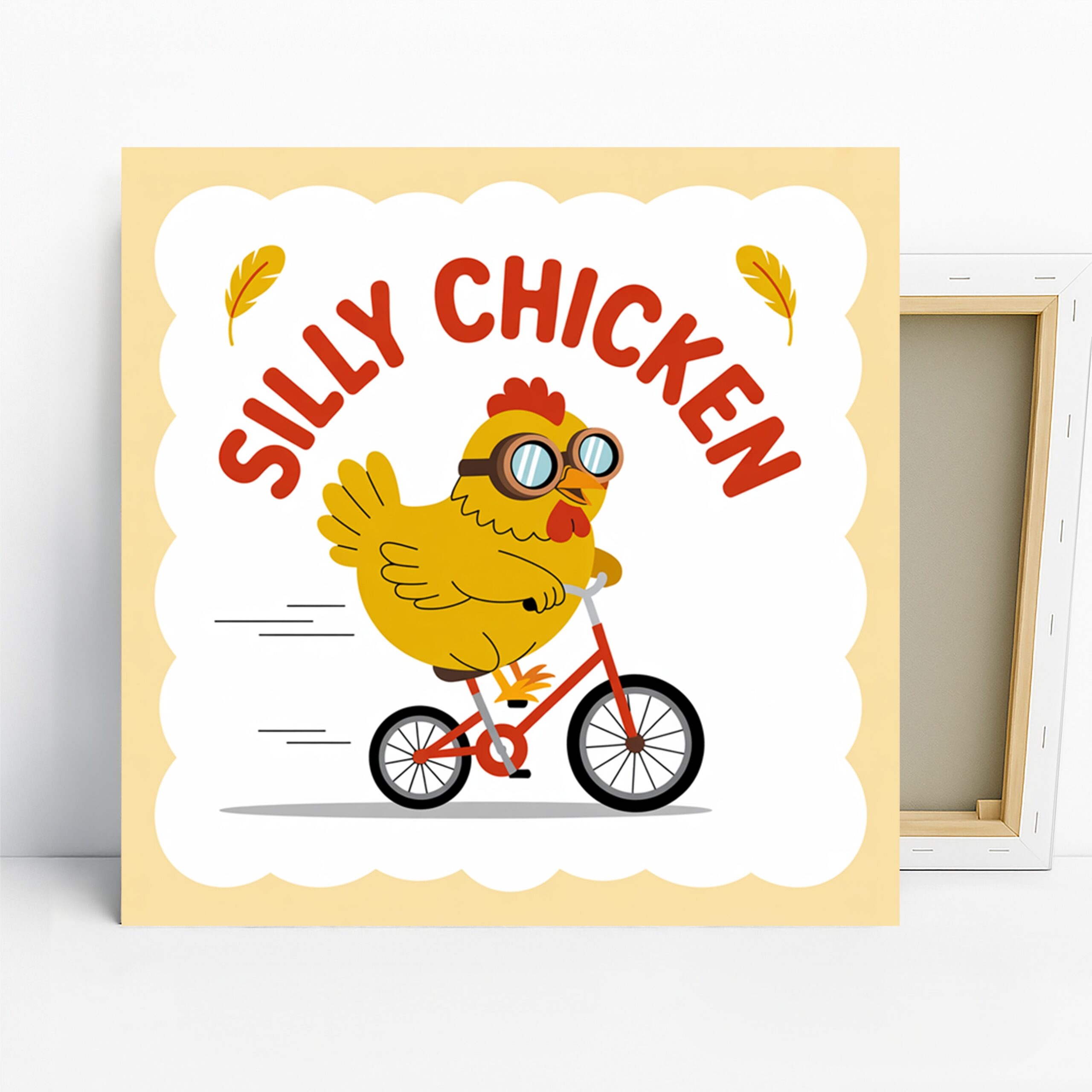 1.jpg Cycling Chicken Art