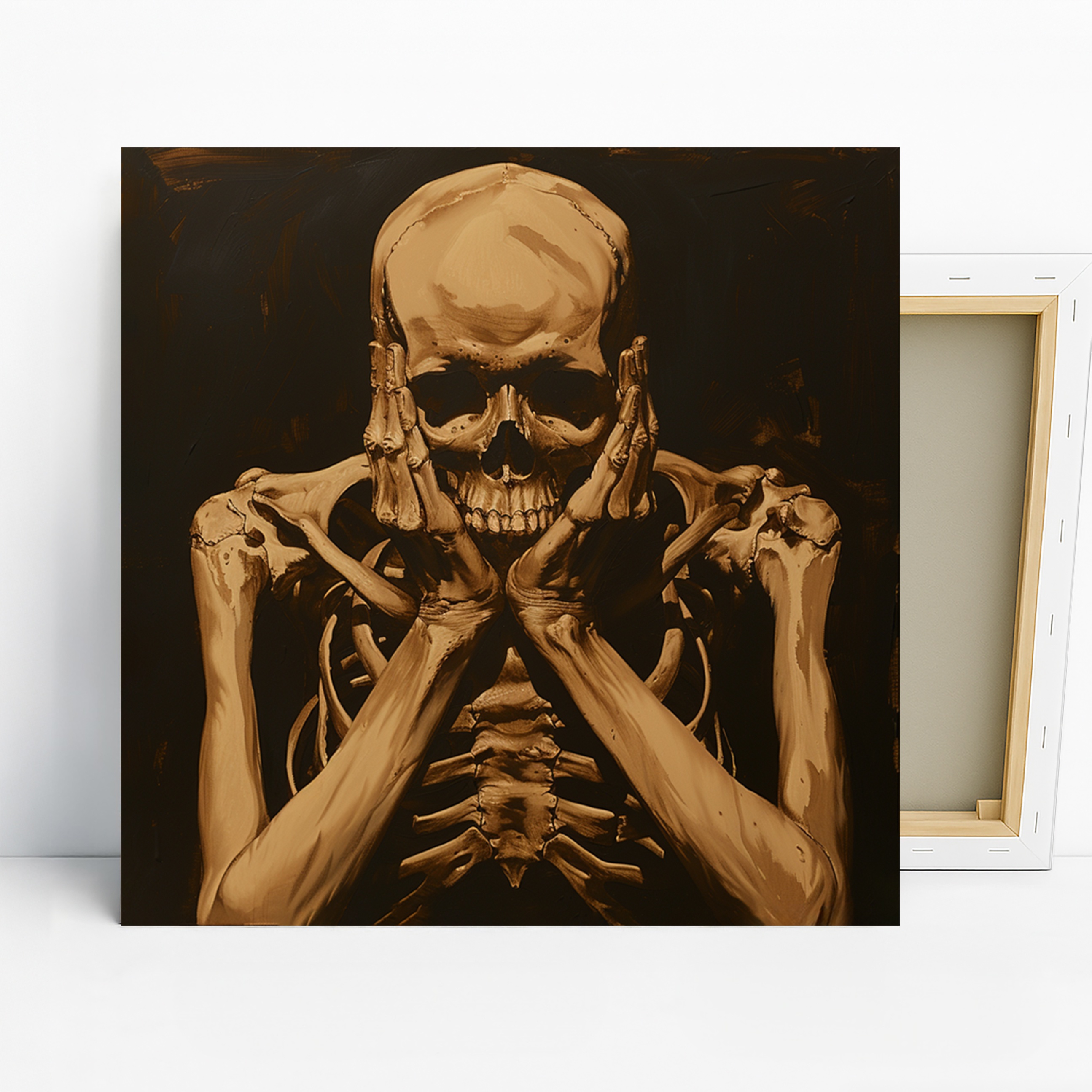 Skeletal Contemplation Art