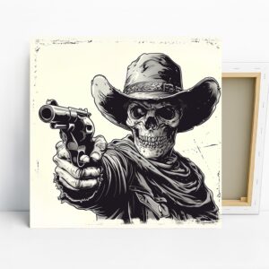 Cowboy Skull Art