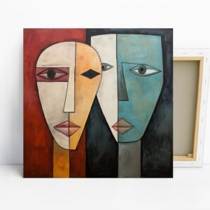 Abstract Faces of Expression Art