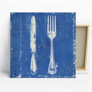 Vintage Knife and Fork Art