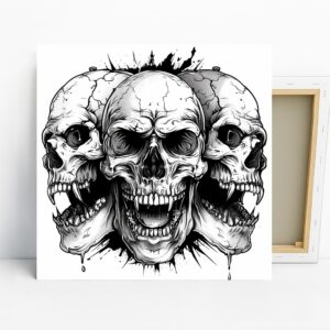 Triple Skull Art