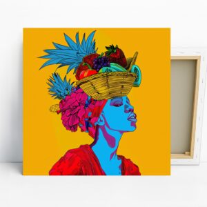Tropical Fruit Hat Art