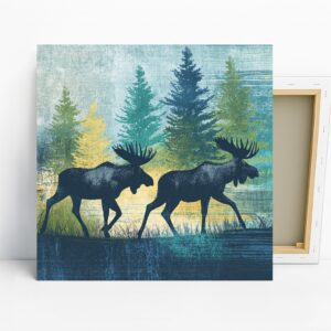 Moose Forest Art