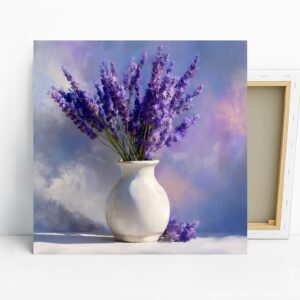 Lavender Vase Art