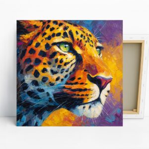 Jaguar Face Art