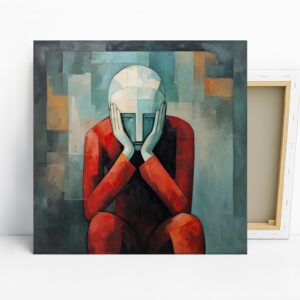 Reflective Figure Art