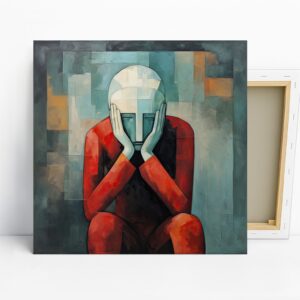 Reflective Figure Art