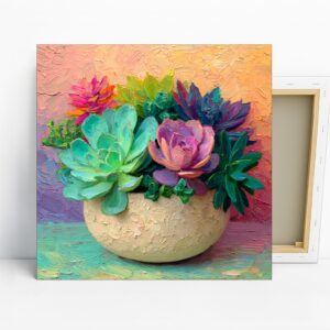 Succulent Bouquet Art