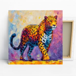 Colorful Leopard Art
