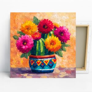Vibrant Floral Bouquet Art