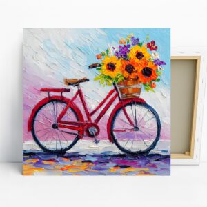 Sunflower Bicycle Art