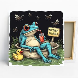Frog Spa Day Art