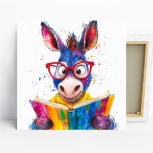 Colorful Donkey Art