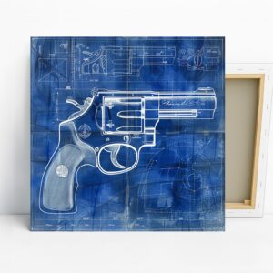 Blueprint Revolver Art