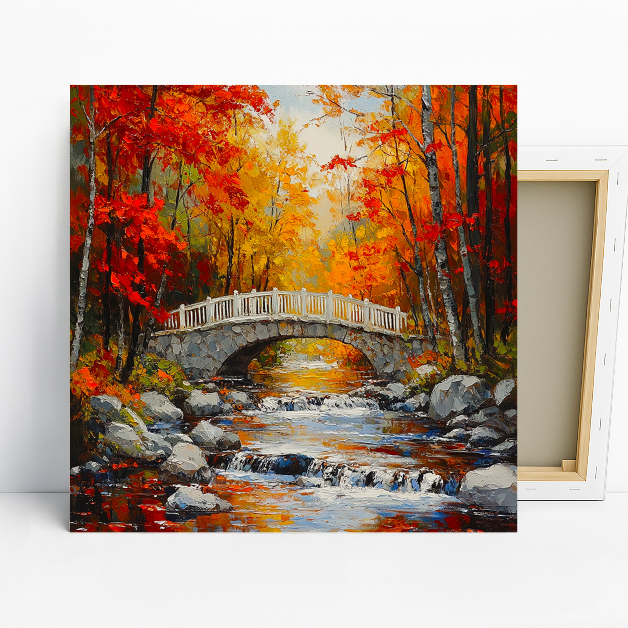Autumn Bridge Art