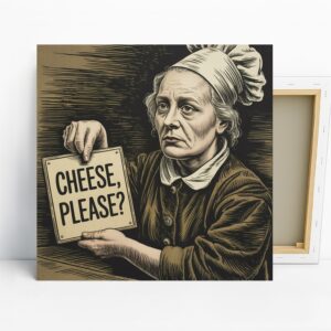 Vintage Cheese Please Art