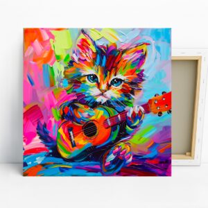 Rainbow Cat Art