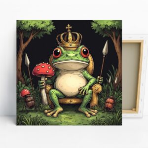 Frog King Art
