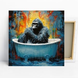 Gorilla Art Canvas or Poster