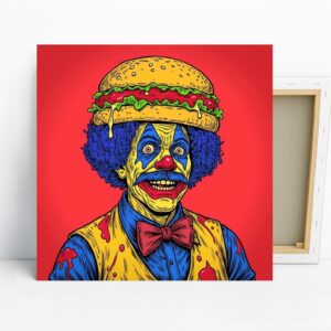 Fast Food Clown Art