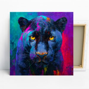 Colorful Panther Art