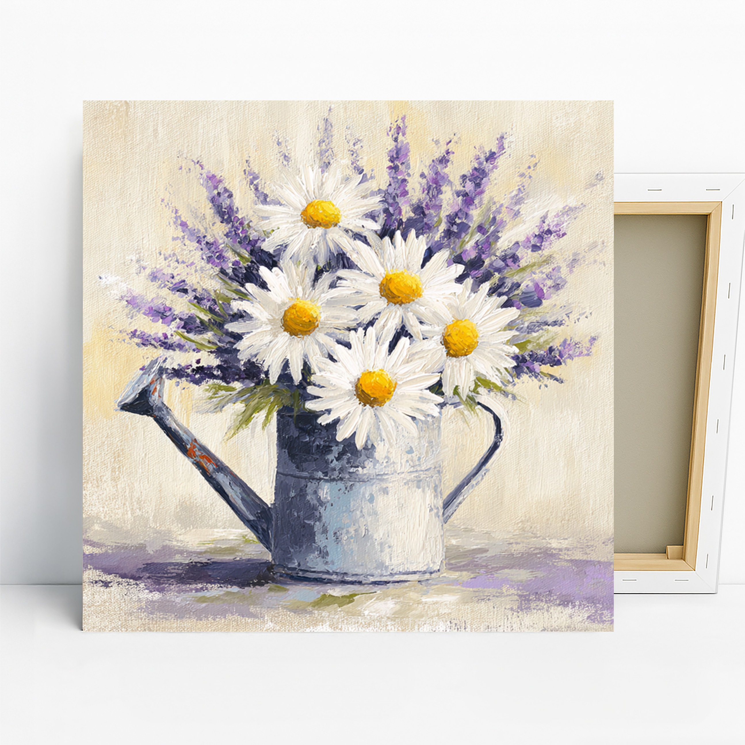 Daisy and Lavender Art