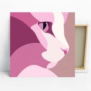 Pink Cat Art