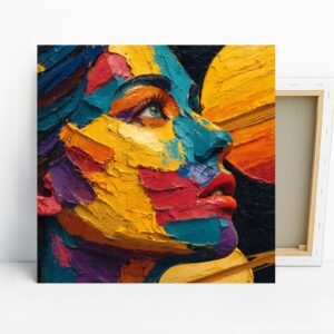 Vibrant Face Art