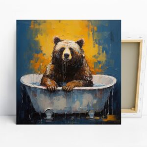 Bear Bathtub Art