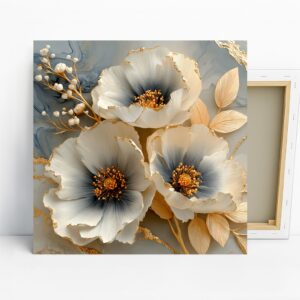 Elegant Poppy Blooms Art