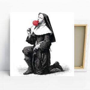 Nun Lollipop Art