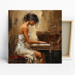 Elegant Pianist Art
