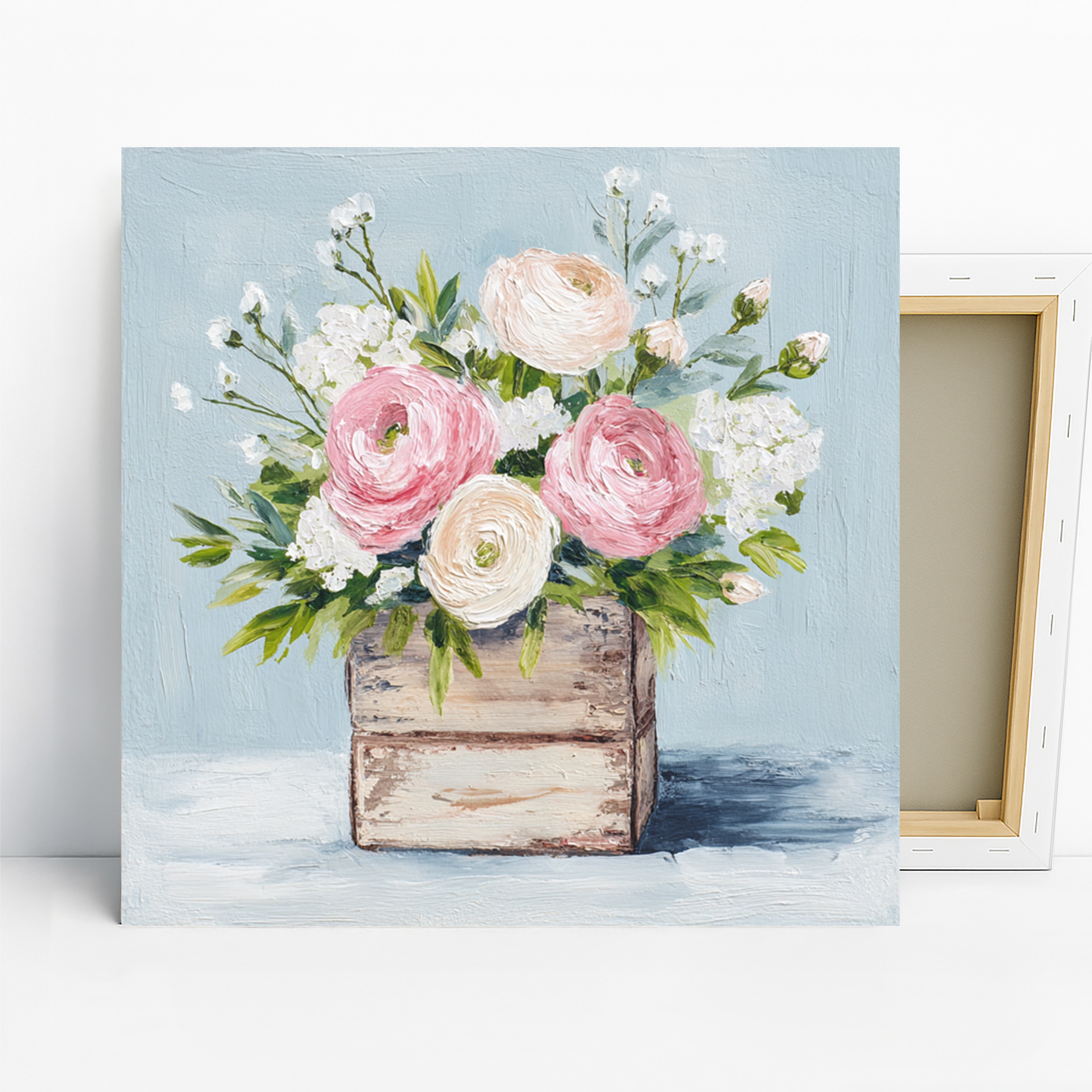 Rustic Ranunculus Bouquet Art