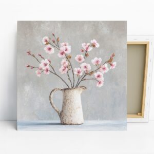 Cherry Blossom Pitcher Art