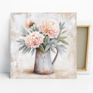 Peony Pitcher Art