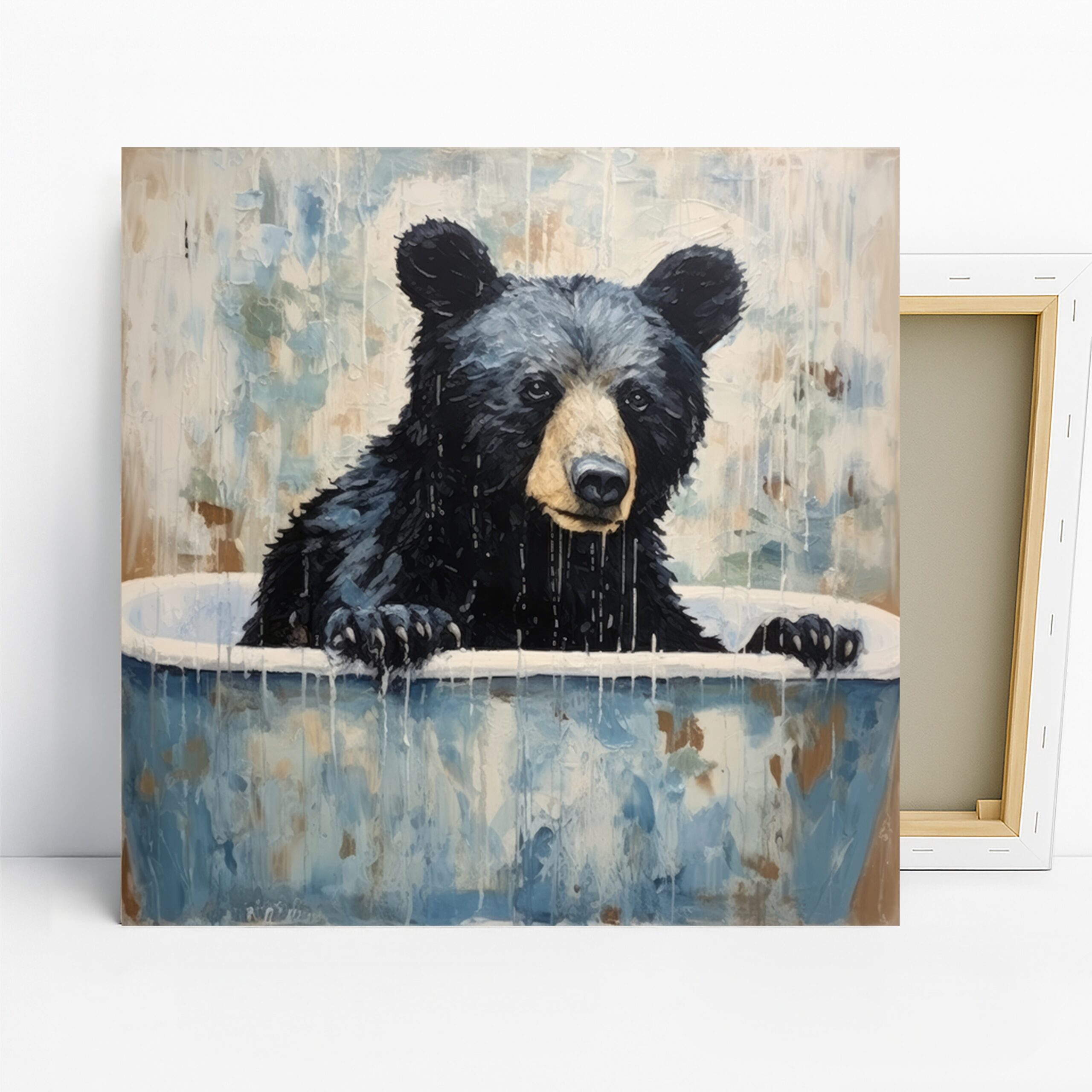 1.jpg Bear Bathtime Art
