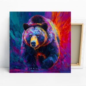 Colorful Bear Art