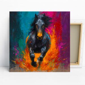 Colorful Horse Art